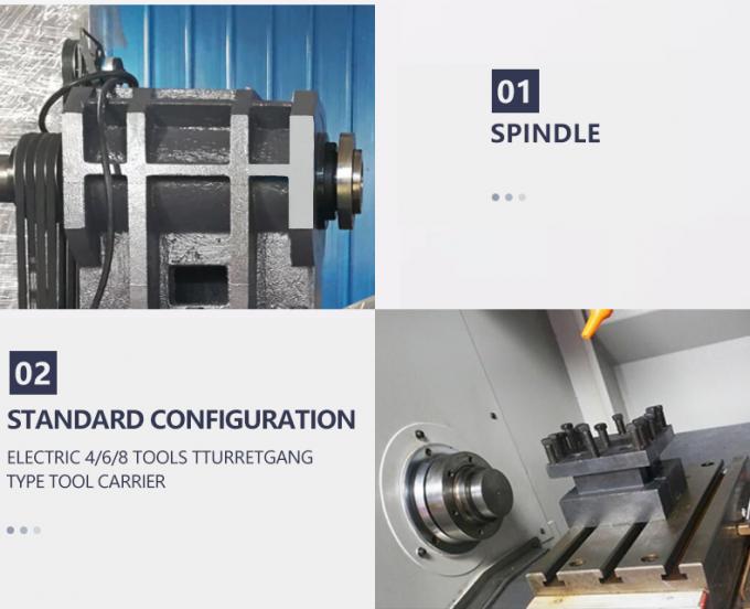 CK0640 Máquina CNC vertical de corte de torno Automático horizontal de cama plana 1