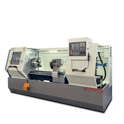 380V Ck6163 Máquina de torno CNC horizontal automática com furo de fuso de 105 mm