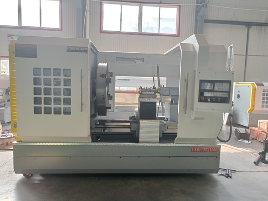 Peça de metal de aço inoxidável da máquina do torno do CNC CKNC61125 que faz a máquina