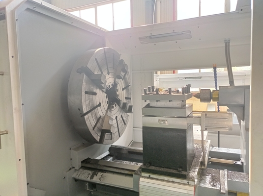 Peça de metal de aço inoxidável da máquina do torno do CNC CKNC61125 que faz a máquina