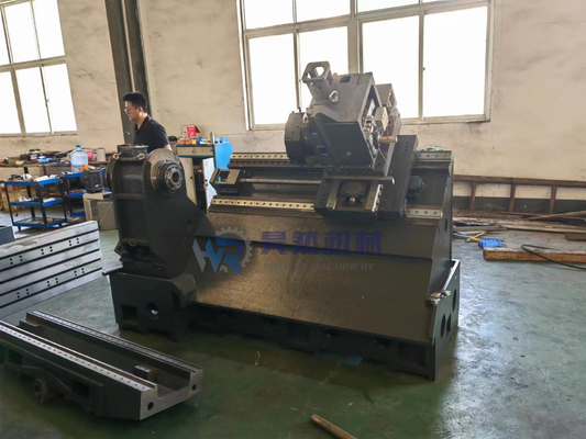 Máquina de torno CNC de alta precisão horizontal inclinada TCK46P