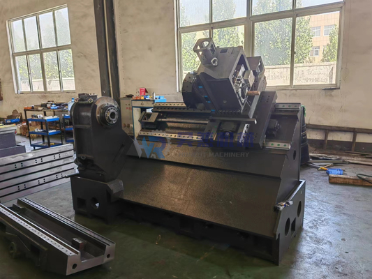 Máquina de torno CNC de alta precisão horizontal inclinada TCK46P