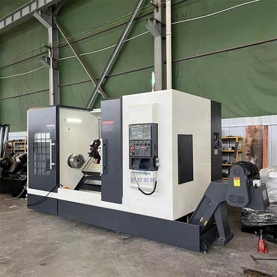 China Metal TCK56 Cama inclinada CNC máquina de torno hidráulica Chuck e Tailstock Y Eixo