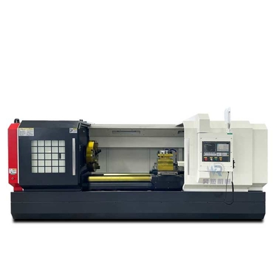 Torno CNC CK6180 Máquina de torneamento CNC 4 estações Turret Siemens Sistema