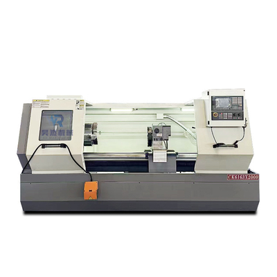 380V Ck6163 Máquina de torno CNC horizontal automática com furo de fuso de 105 mm